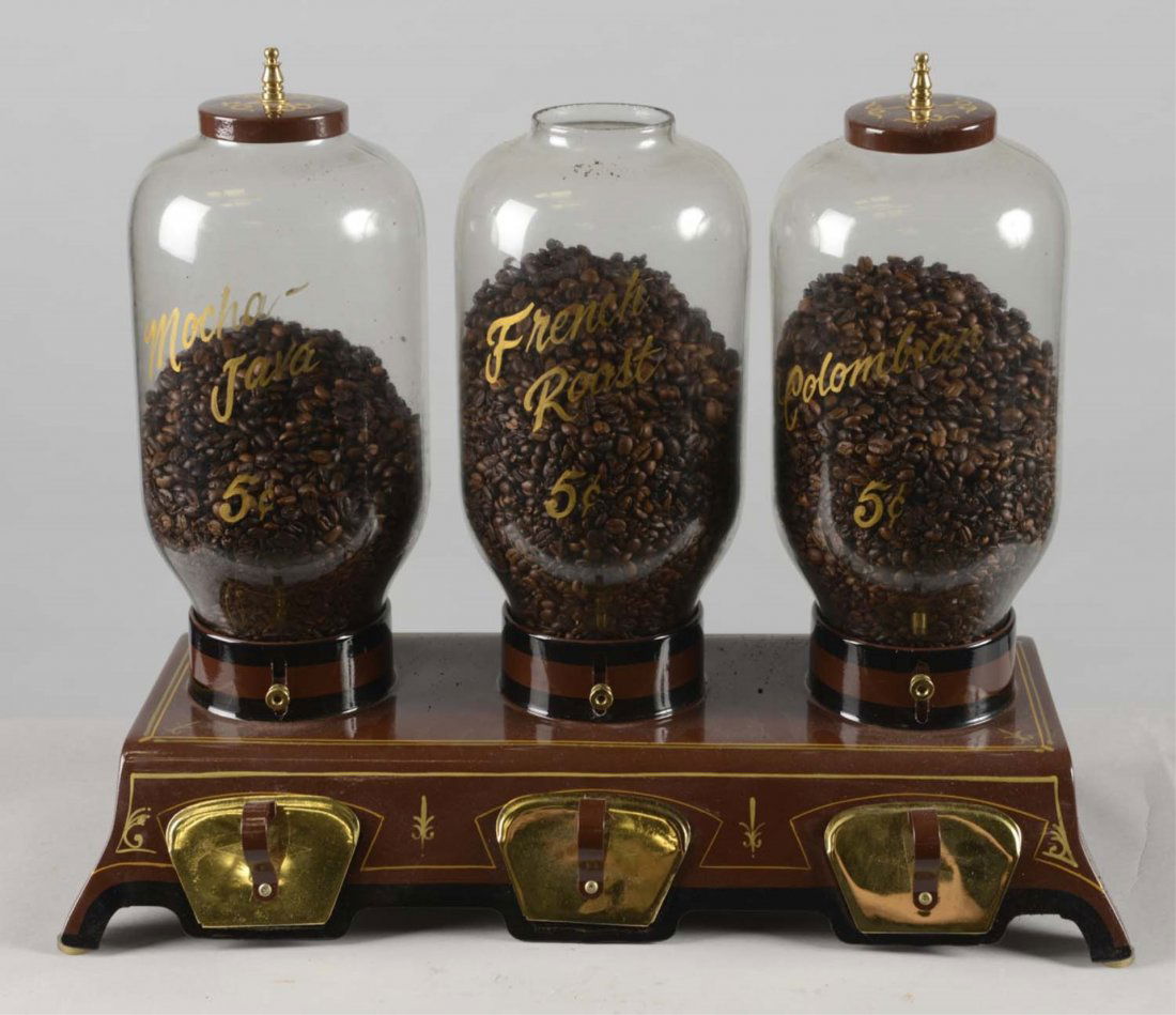 Restored Countertop Coffee Bean Dispenser