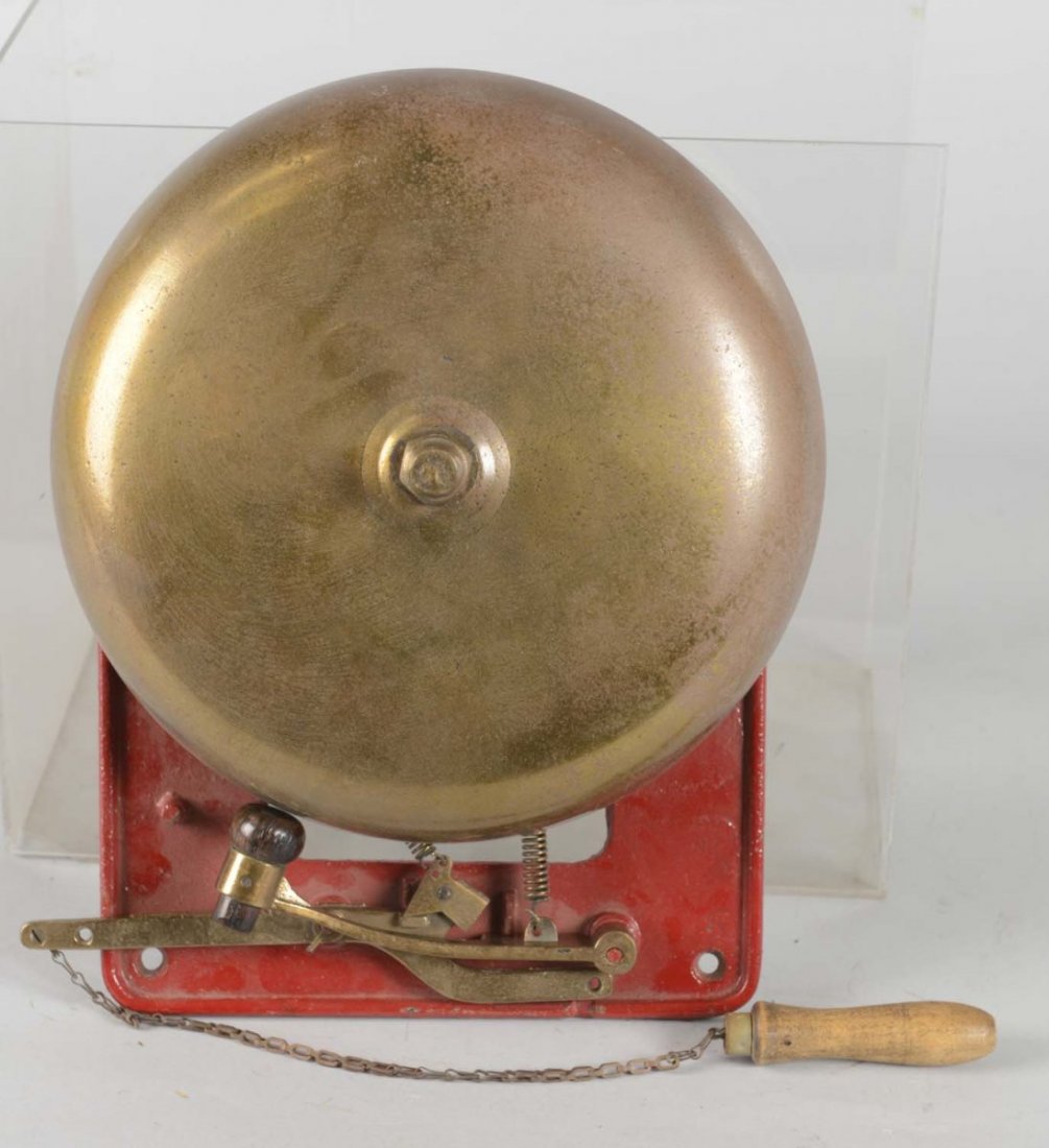 Interesting Brass Fire Bell (1 of 2)