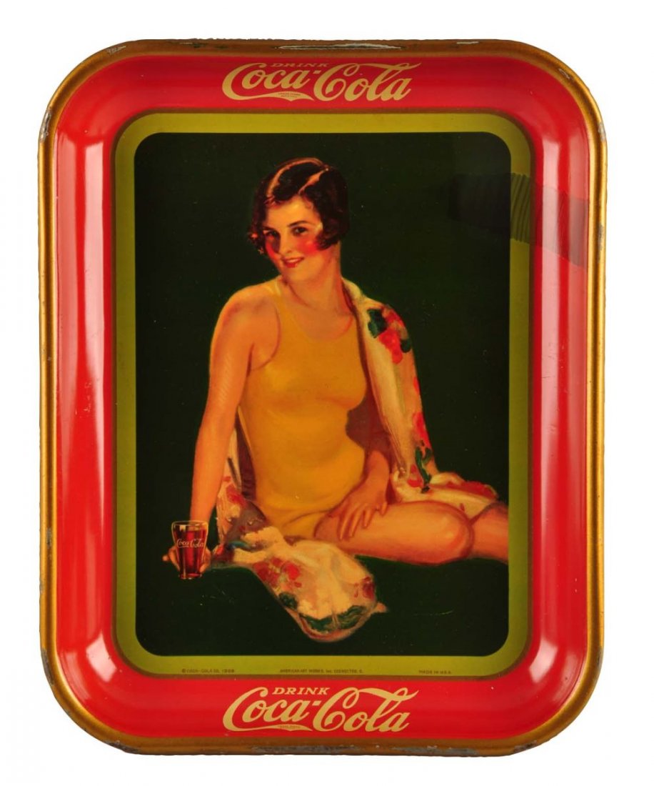 1929 Coca - Cola Serving Tray. (1 of 3)