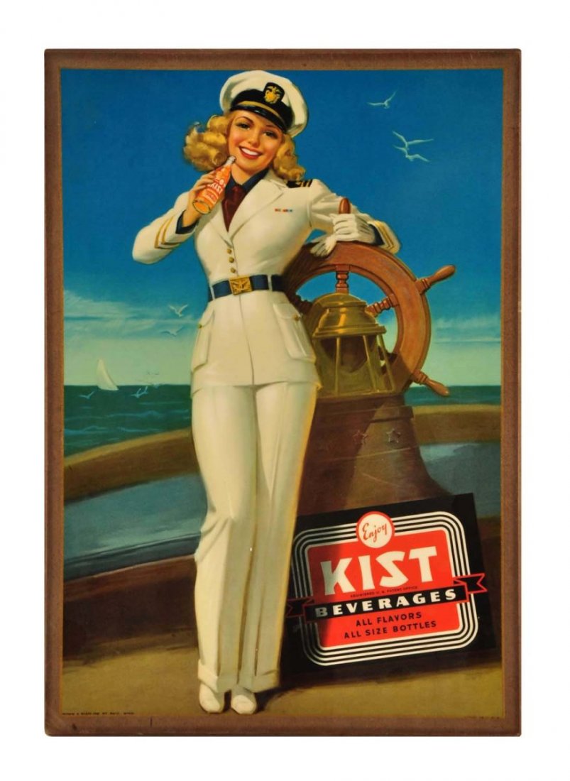 1940's - 1950's Kist Masonite Sign. (1 of 1)