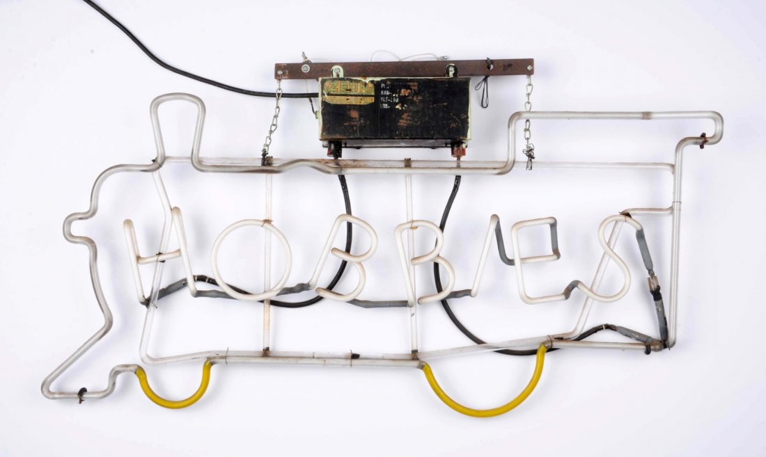 1940's - 50's Figural Neon Window Sign. (1 of 2)