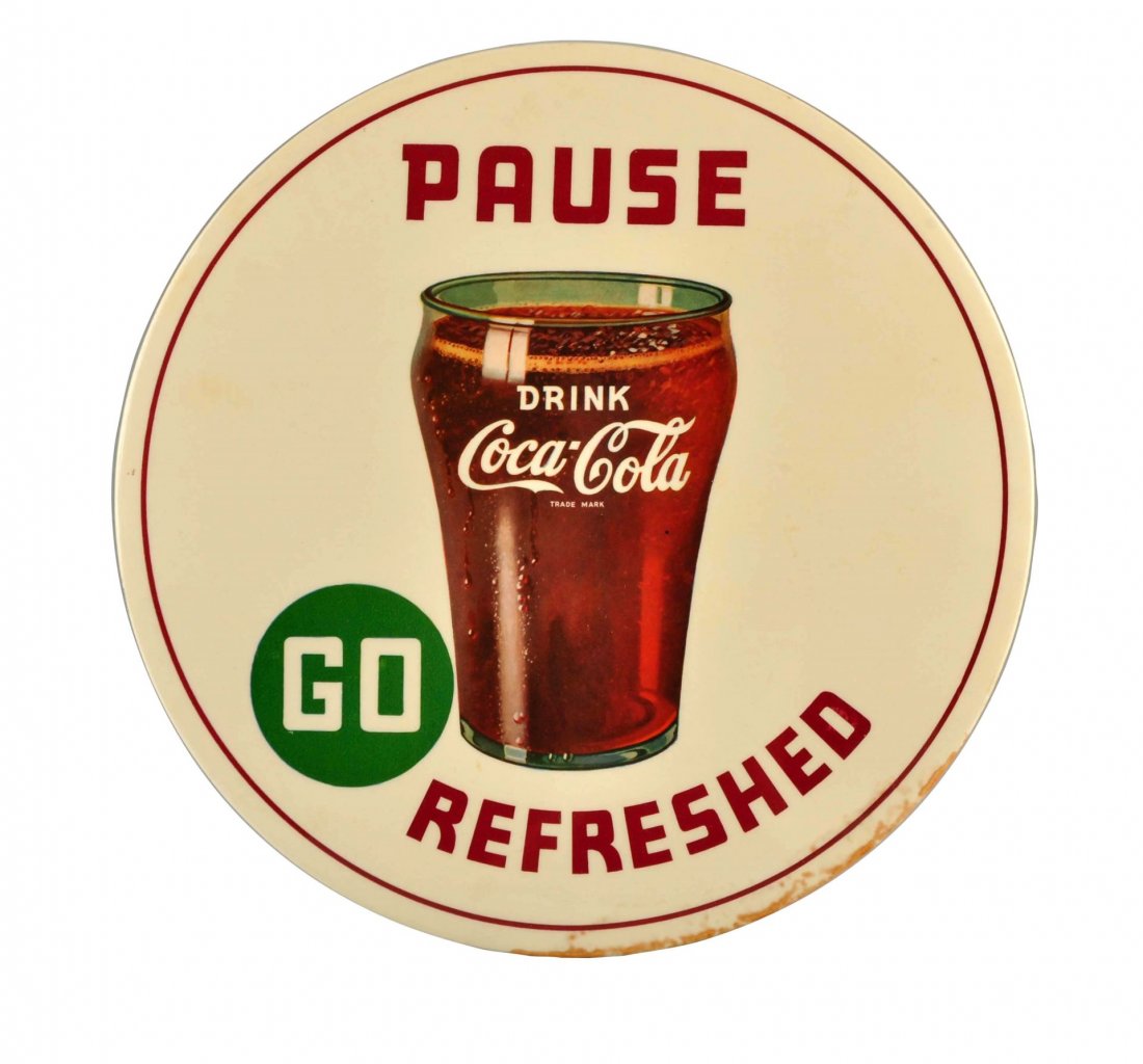 1940's Coca - Cola Celluloid Button. (1 of 1)