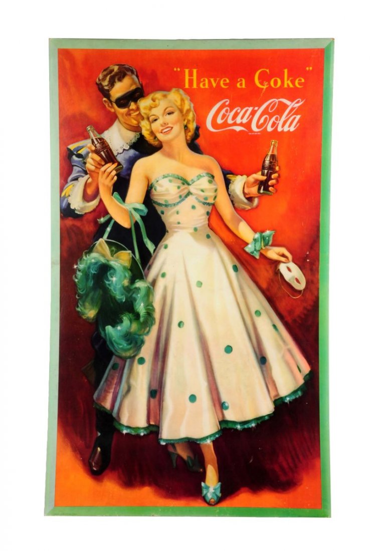 1949 Large Vertical Coca - Cola Poster. (1 of 1)