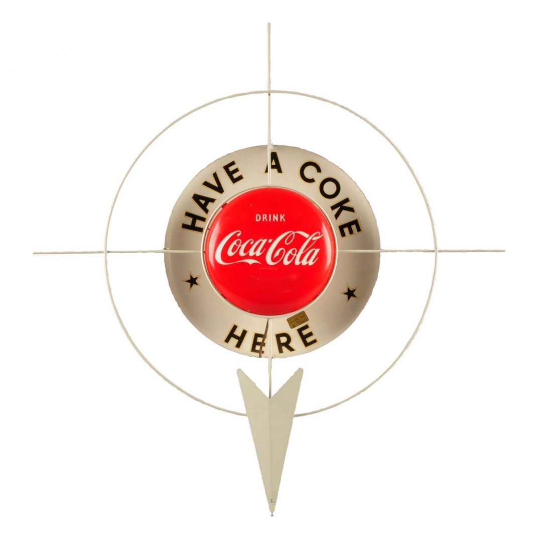 1950's Coca - Cola Grocery Store Display Sign. (1 of 3)