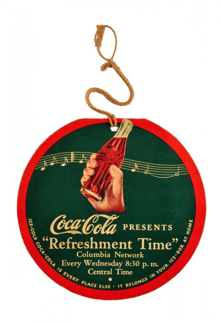 1930's Coca - Cola Fan Pull. (1 of 3)