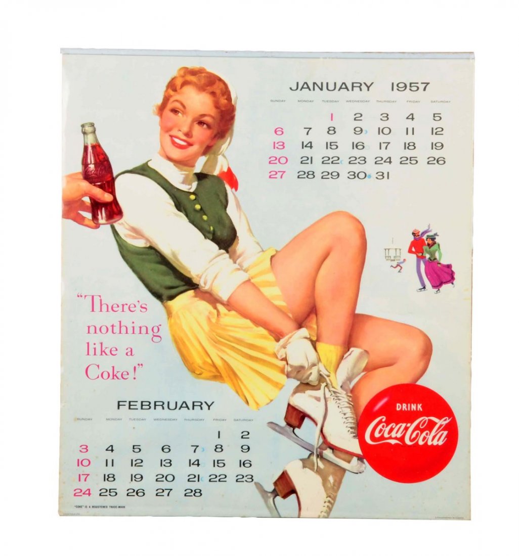 1957 Coca - Cola Calendar. (1 of 1)