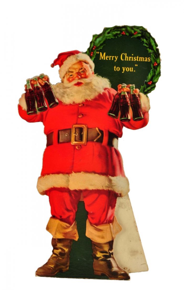 1944 Coca - Cola Santa Stand - Up. (1 of 1)