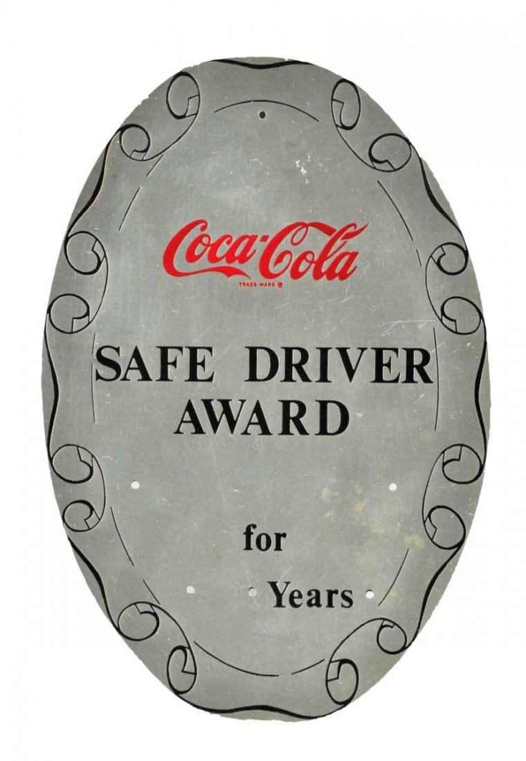 1960's Coca - Cola Safe Driver Award. (1 of 1)