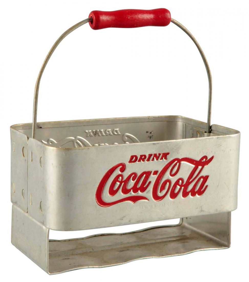 1940's Coca - Cola Aluminum Carrier. (1 of 2)