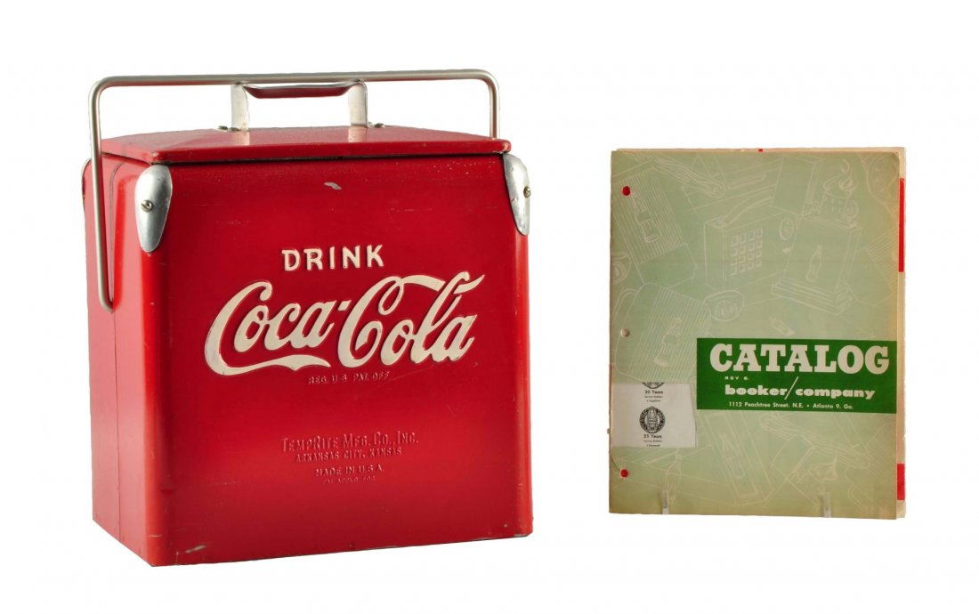 1950's Coca - Cola Small 12 Bottle Cooler. (1 of 3)