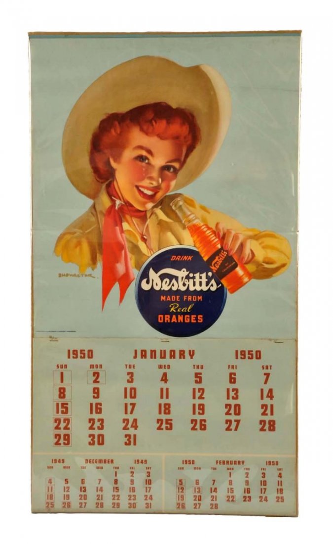 1950 Nesbitt's Complete Calendar. (1 of 1)