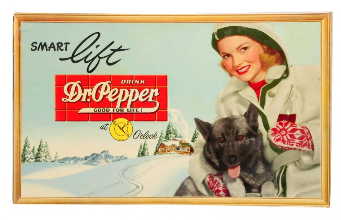 1940's Smart Lift Dr. Pepper Poster. (1 of 1)