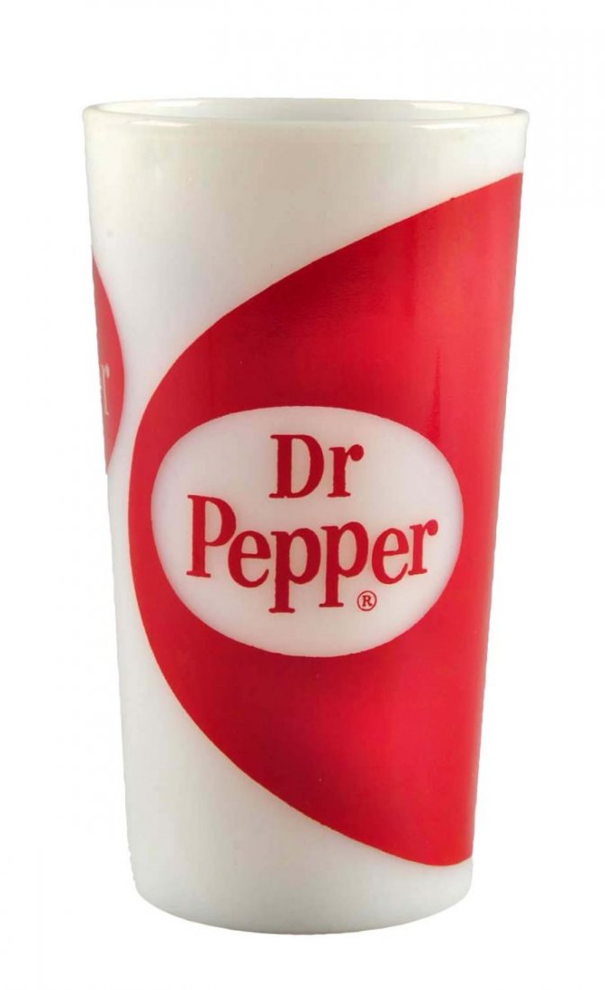 Unusual 1960's Dr. Pepper Drinking Glass. (1 of 4)