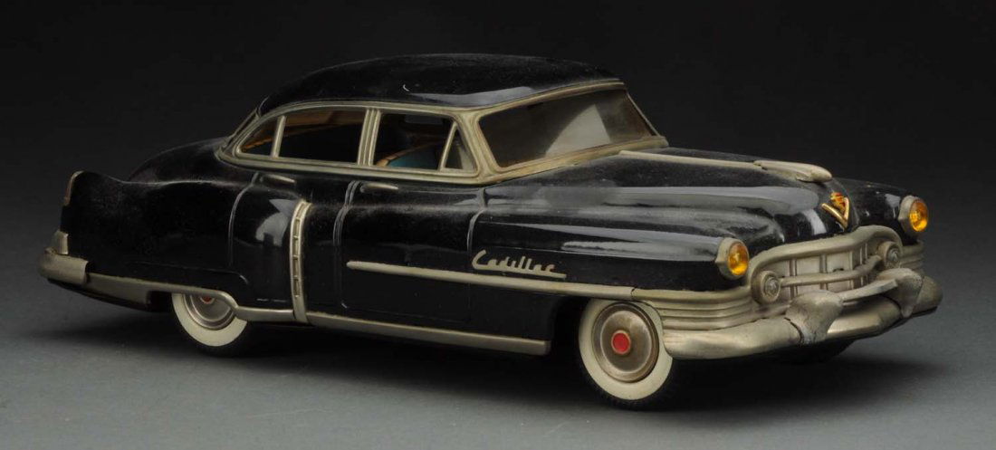 Japanese Tin Litho Friction Maursan 1951 Cadillac. (1 of 3)