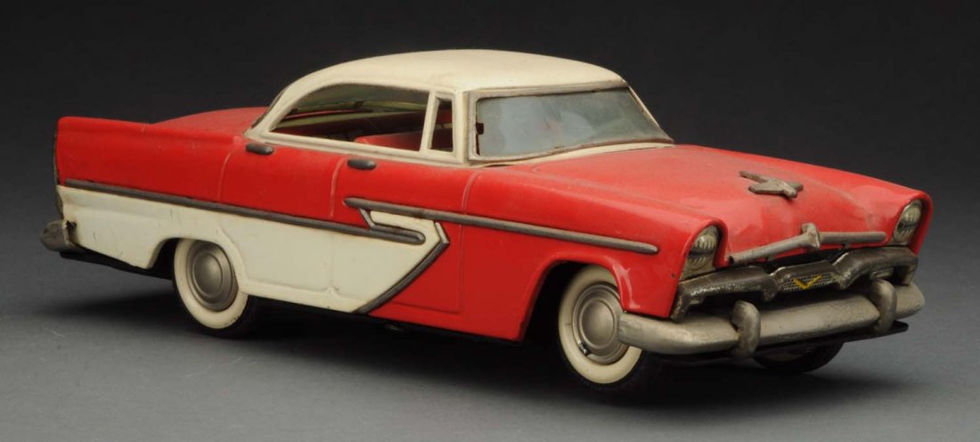 Japanese Tin Friction 1956 Alps Plymouth Sedan. (1 of 3)