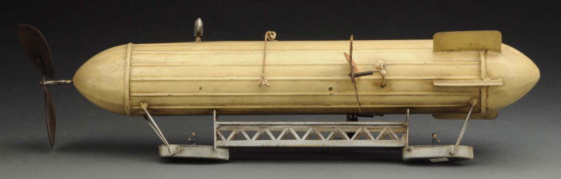 Early German Handpainted Airship Toy. (1 of 2)