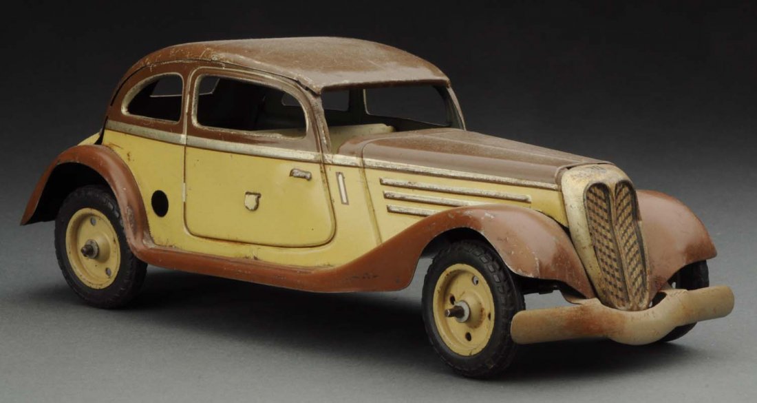 German Tippco Tin Litho Wind-Up Mercedes. (1 of 3)