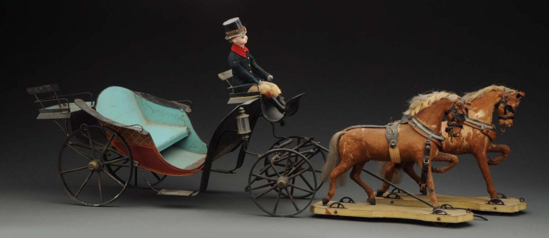 Early German Horse Drawn Open Carriage. (1 of 2)