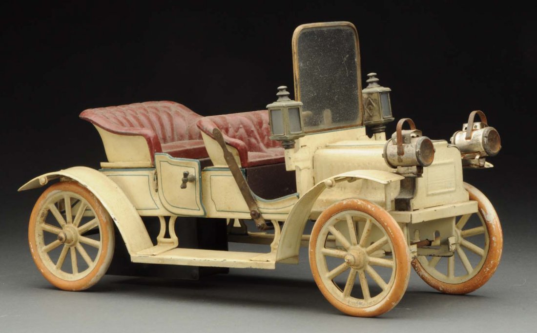 Early German Handpainted Carette Open Touring Car. (1 of 1)