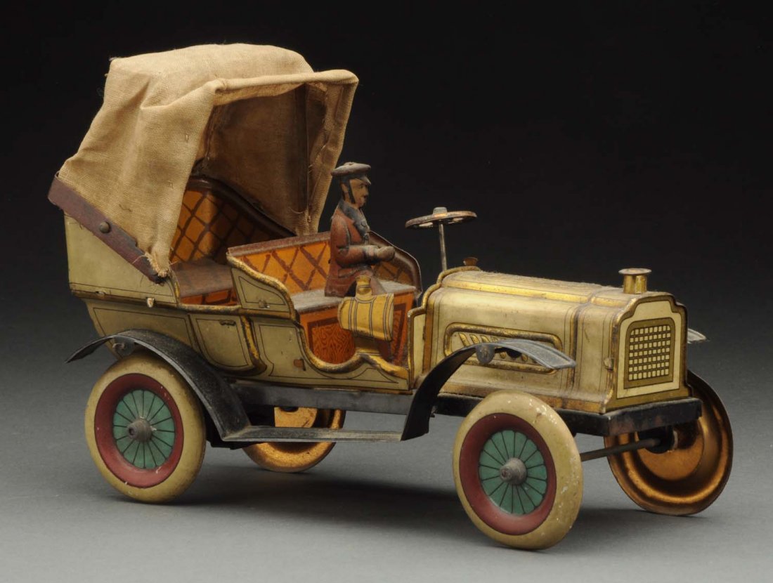 German Issmayer Tin Litho Phaeton Automobile. (1 of 3)