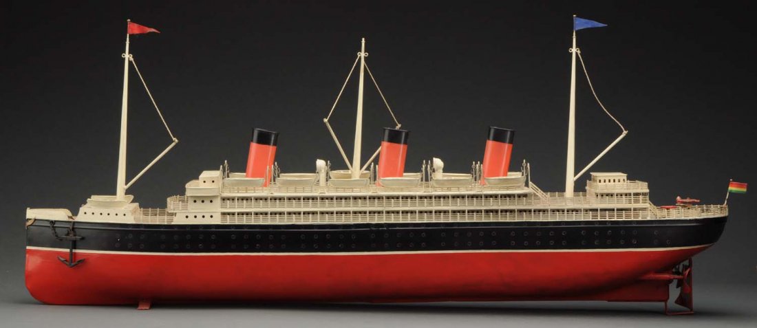 Large Early Bing Ocean Liner. (1 of 2)
