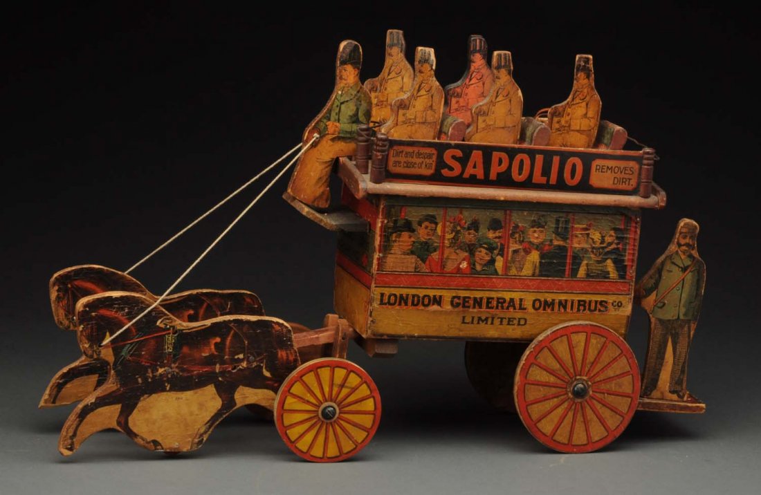 Paper on Wood Horse Drawn Double Deck Omnibus. (1 of 2)