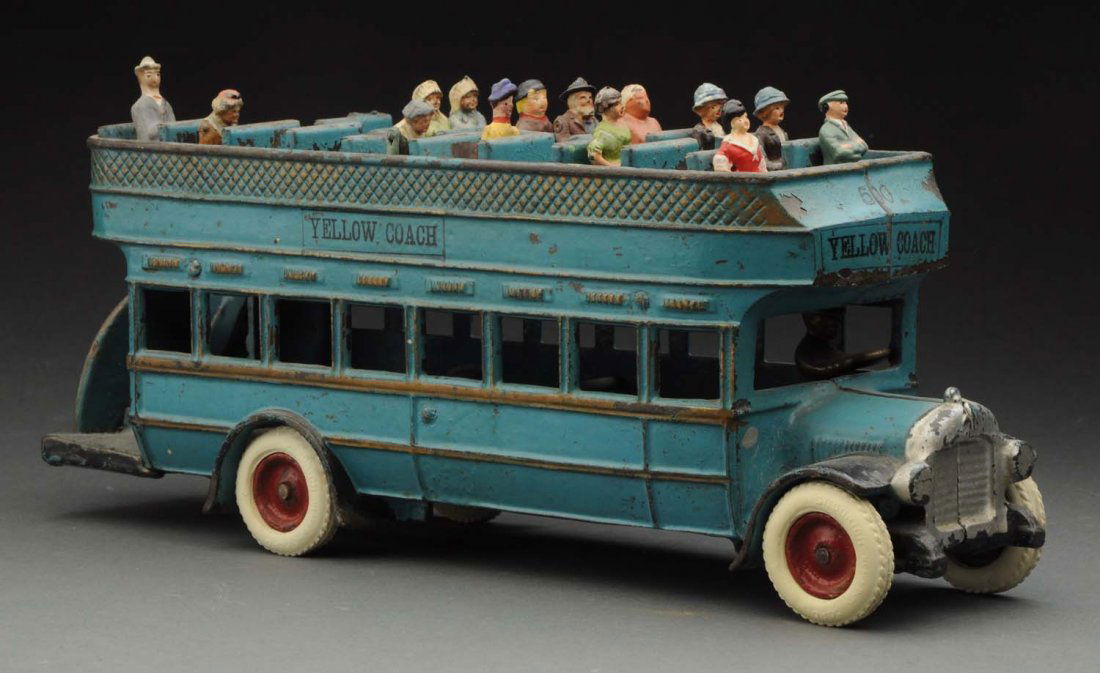 Arcade “Yellow Coach” Double Decker Bus. (1 of 3)