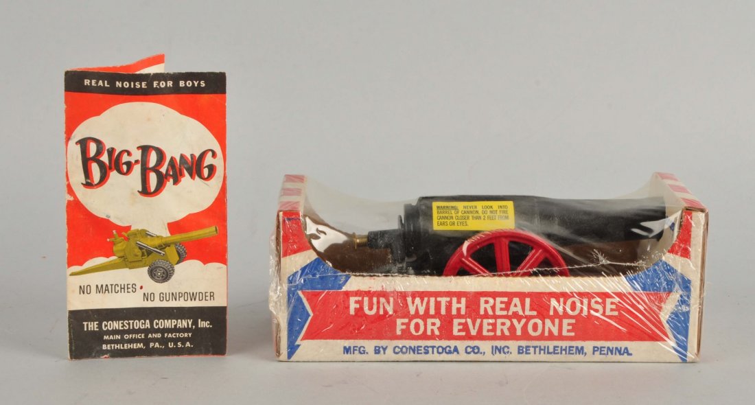 Cast Iron Conestoga Big Bang Cannon. (1 of 4)