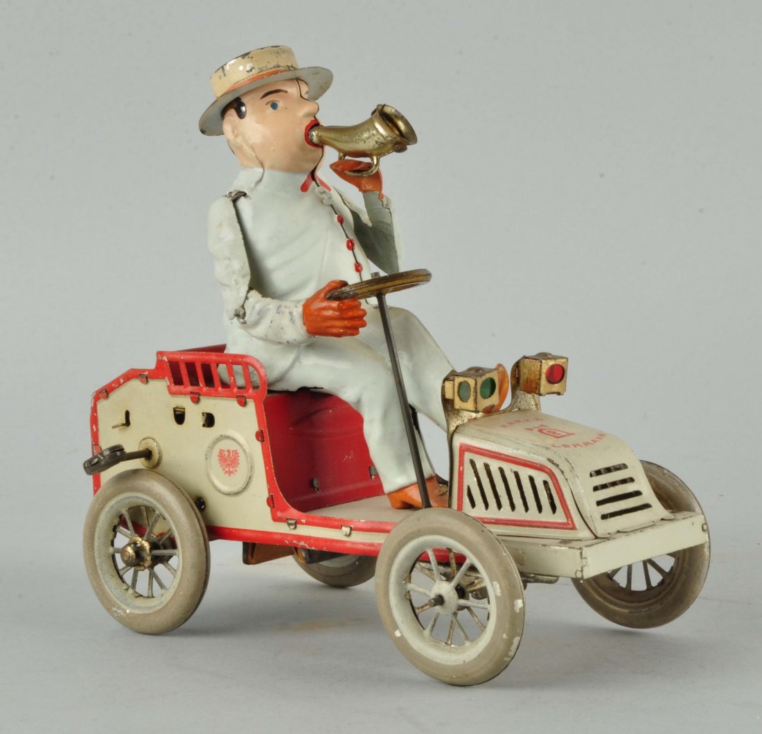 German Lehmann Tin Litho Wind-Up Tut Tut Toy. (1 of 2)