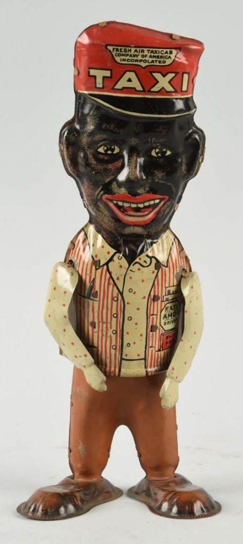 Marx Tin Litho Wind-Up Amos Walking Figure. (1 of 2)