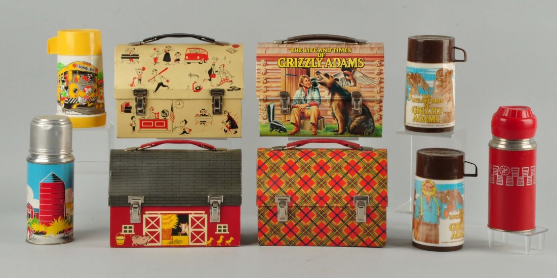 Barn lunch box cheap with silo thermos