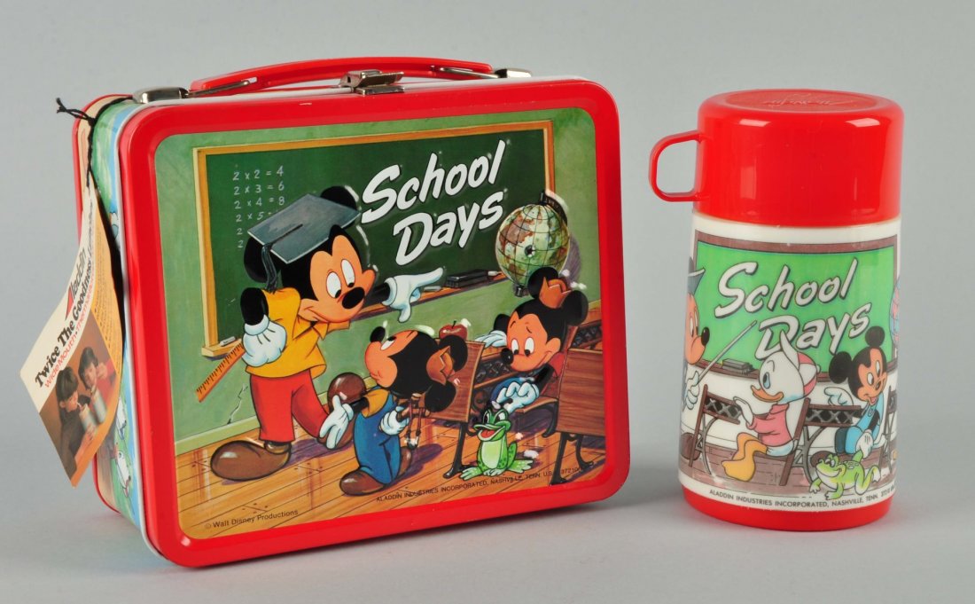 Mickey Mouse School Days Lunch Box With Thermos. (1 of 7)