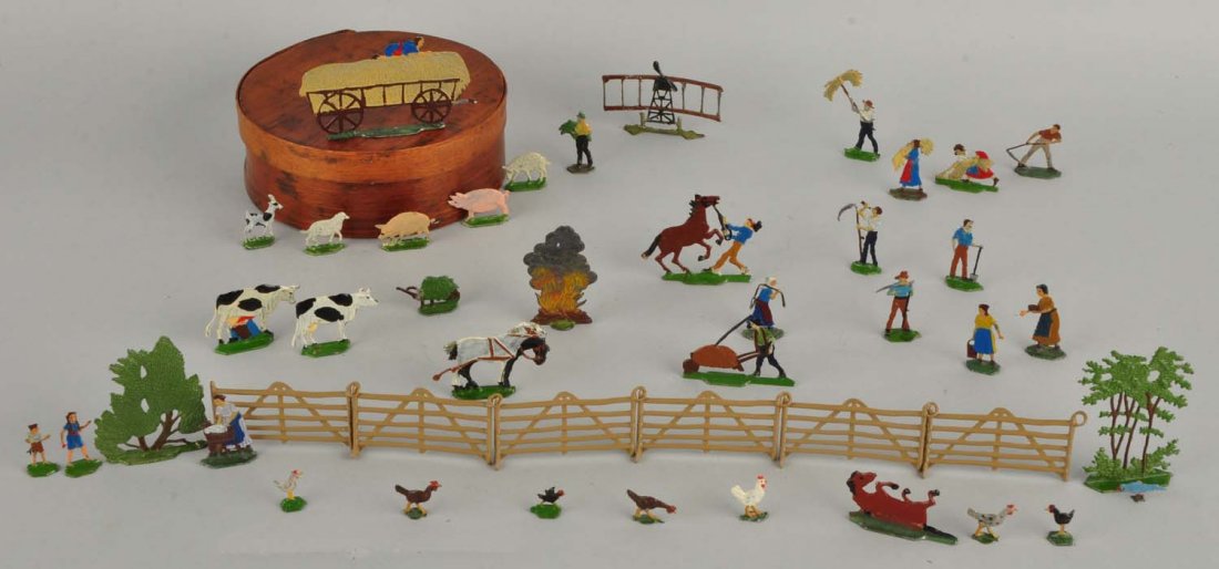 Over 40 Flat Metal Farm Miniature. (1 of 6)