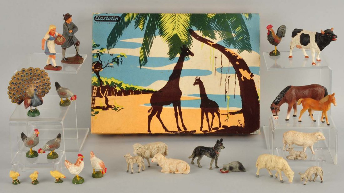 Elastolin Farm Set with Over 25 Animals. (1 of 10)