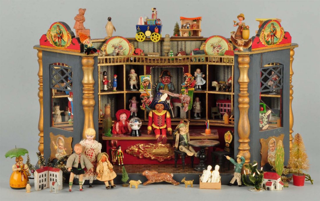 Vintage Miniature Scale Dollhouse. (1 of 9)