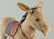 Prewar Steiff Mohair Donkey on Wheels With ID. - 3