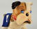 Extraordinarily Rare Steiff Standing Yale Bulldog. - 4