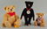 Three Charming Mohair Steiff Teddy Bears with IDs.