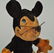 Velvet Steiff Mickey Mouse Doll. - 3