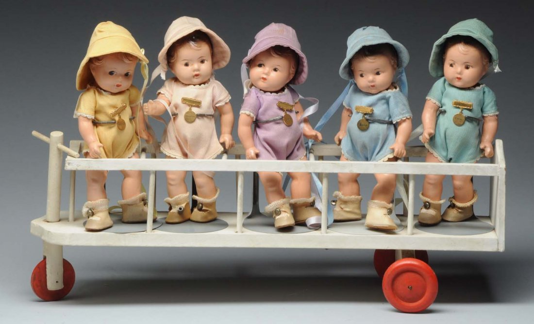 Set of “Dionne Quintuplets” in “Quintmobile.” (1 of 1)