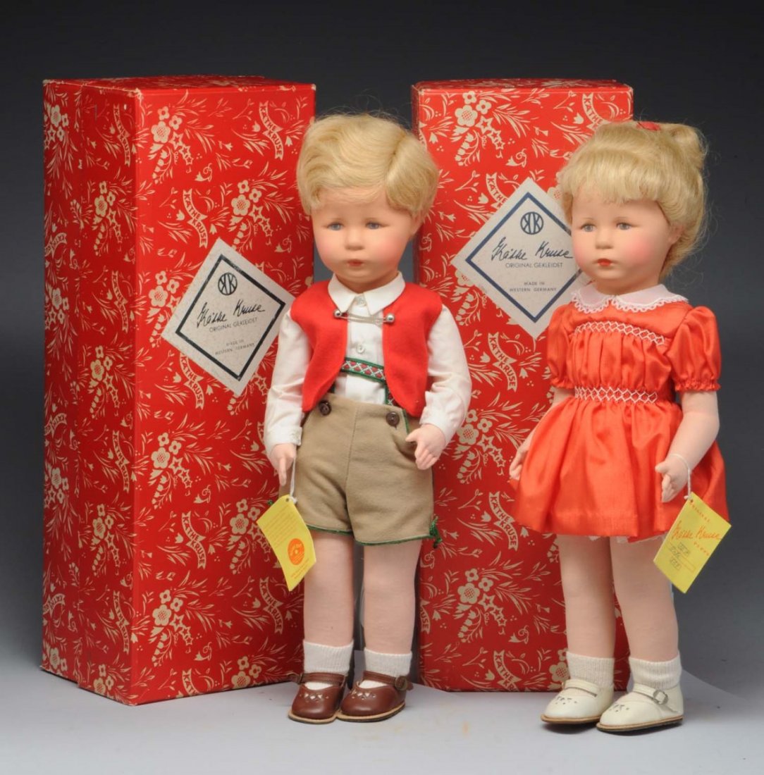 Lot Of 2: Käthe Kruse Dolls. (1 of 3)