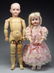 Lot of 2: Bisque Head Girls.