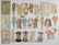 Lot of 4: Raphael Tuck & Sons Paper Doll Sets.