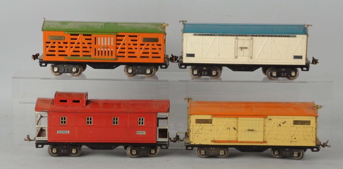 Lot Of 4: Lionel 500 Series Freight Cars. (1 of 2)