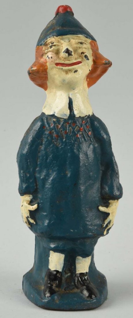 Cast Iron Girl with Beanie Doorstop. (1 of 2)