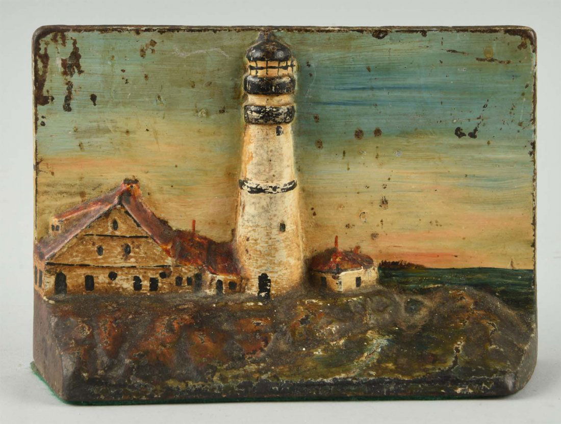 Cast Iron Larger Lighthouse Doorstop. (1 of 2)