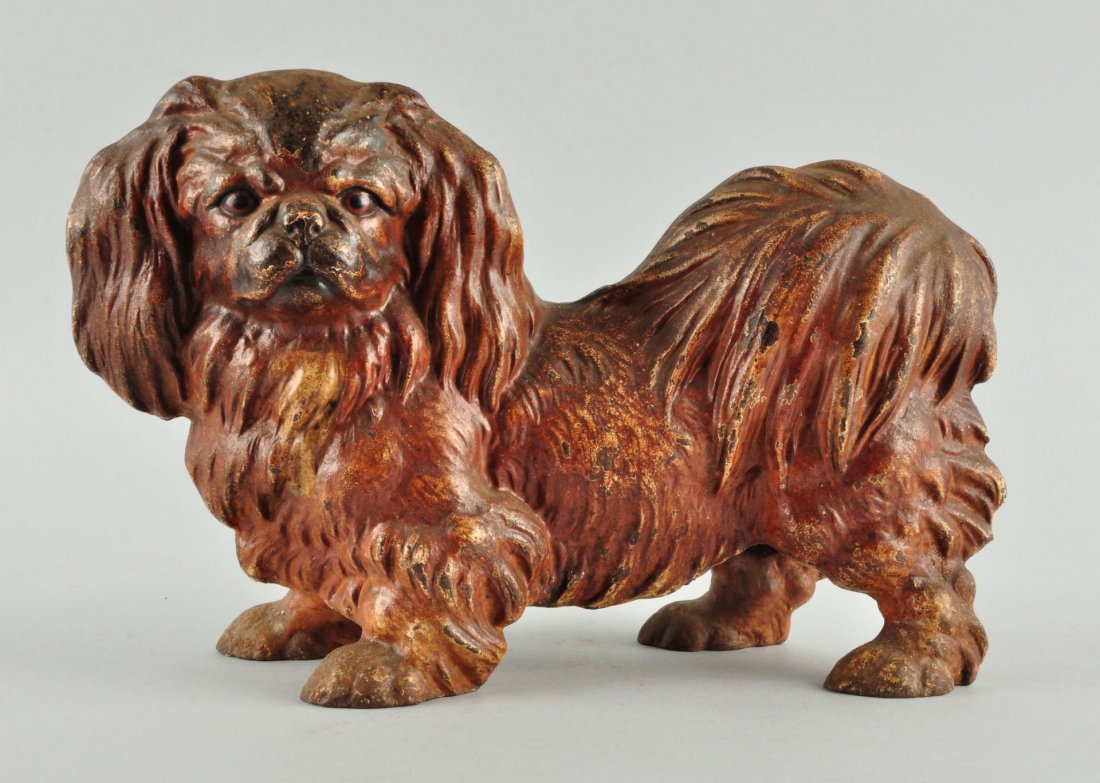 Cast Iron Pekingese Dog Doorstop . (1 of 4)