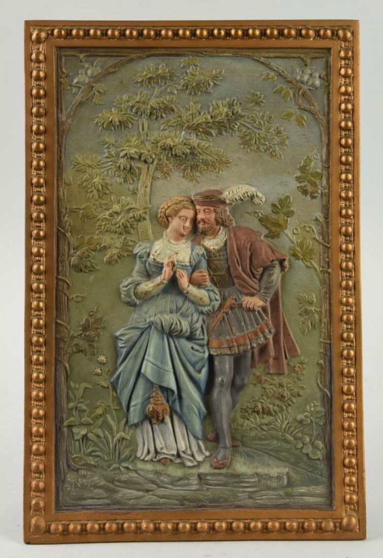 Cast Iron Lady & Gentleman B&H Plaque. (1 of 1)