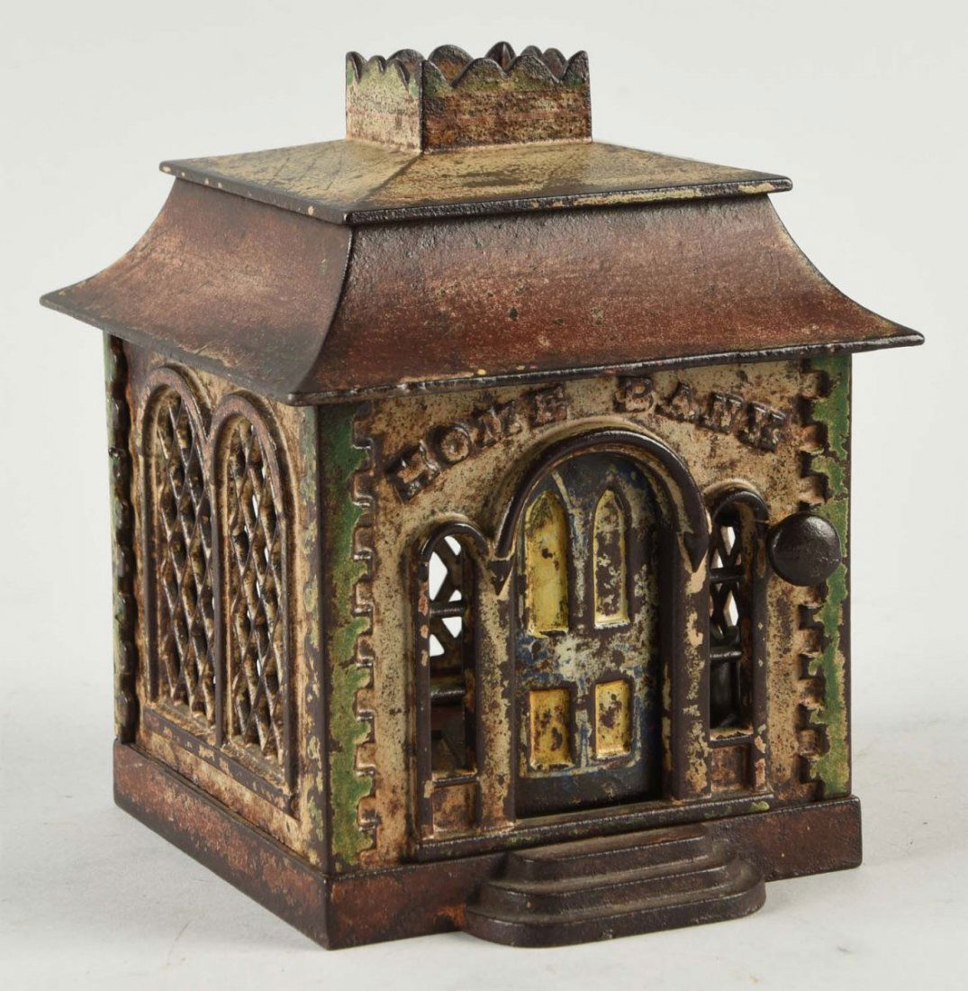 Home Bank without Dormers Mechanical Bank. (1 of 2)