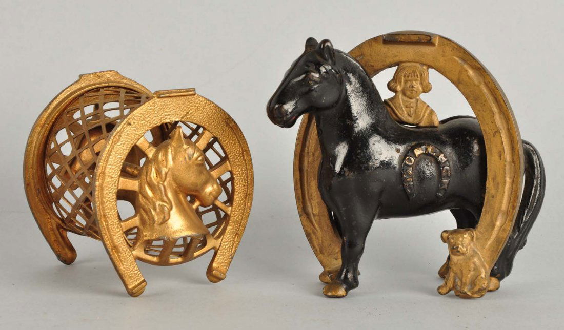 Lot of 2: Arcade Cast Iron Still Banks. (1 of 2)